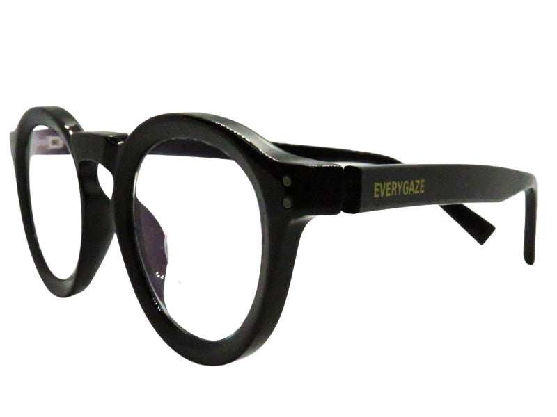 Black Round Shape Unisex