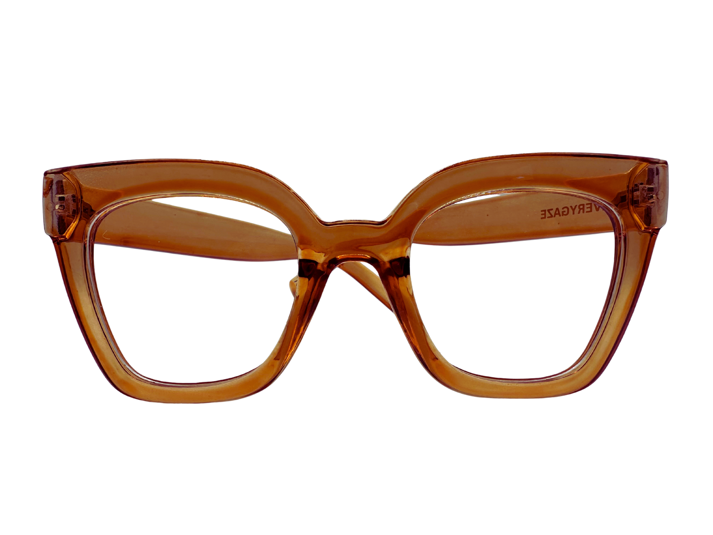 Vintage Shape Clear Clear Orange