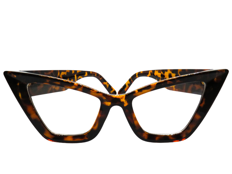 Brown Tortoise Extreme Cat Eye