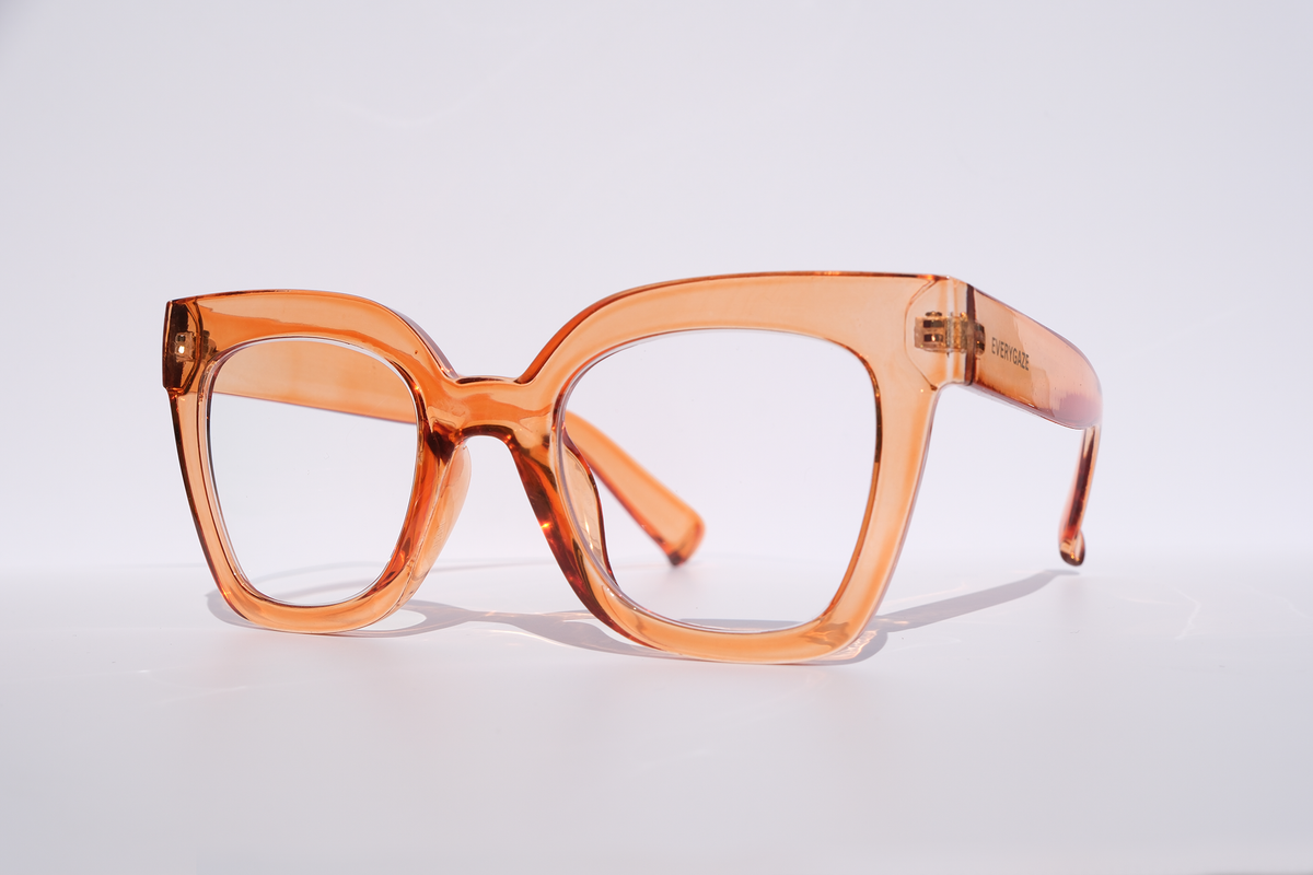 Vintage Shape Clear Orange