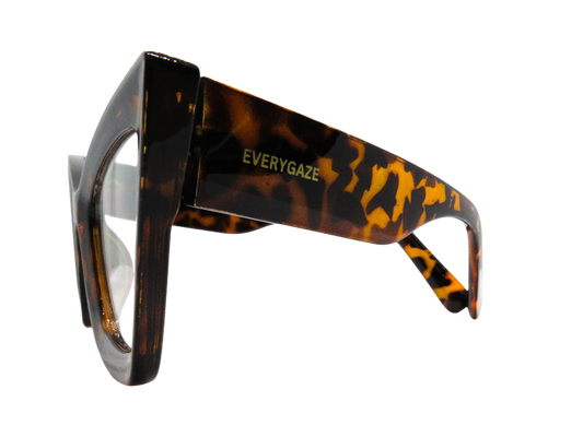 Brown Tortoise Extreme Cat Eye