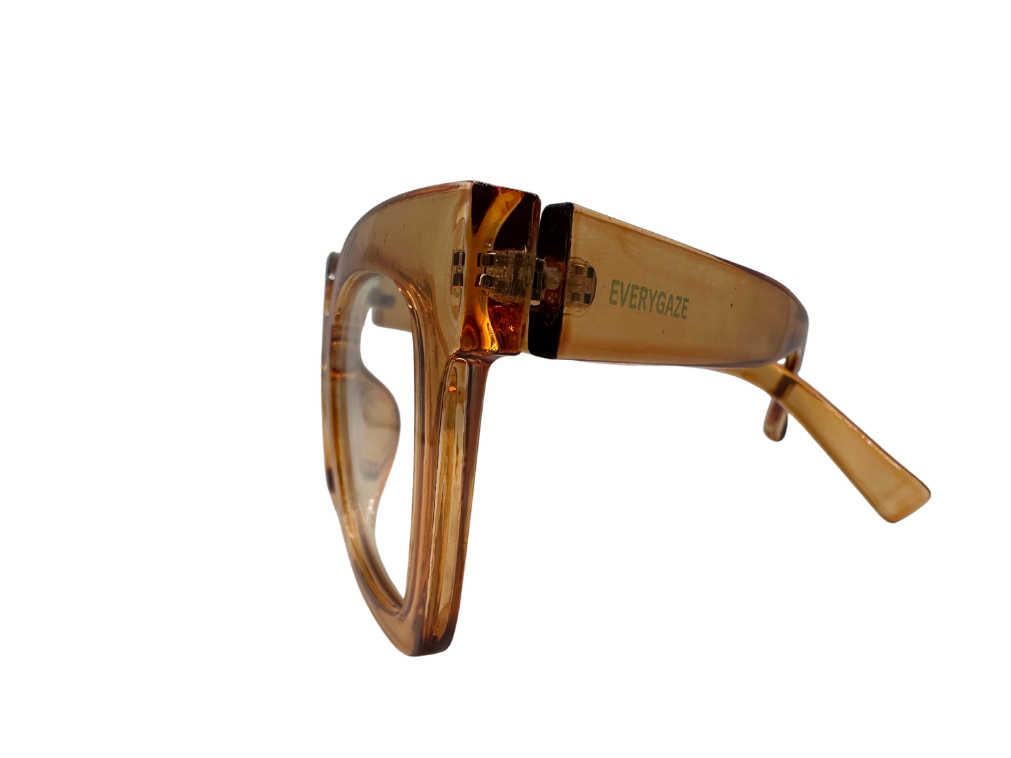 Vintage Shape Clear Clear Orange