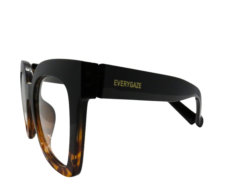 Vintage Shape Black and Tortoise