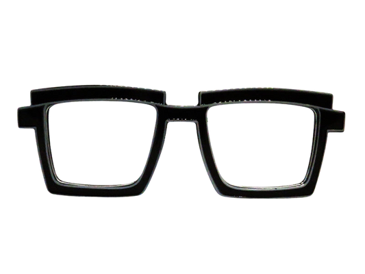 Black with White Outline