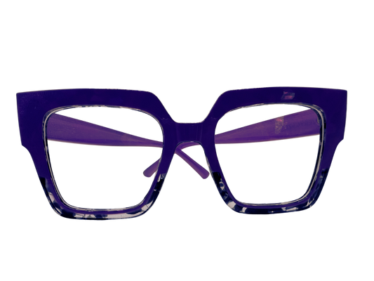 Purple and Black