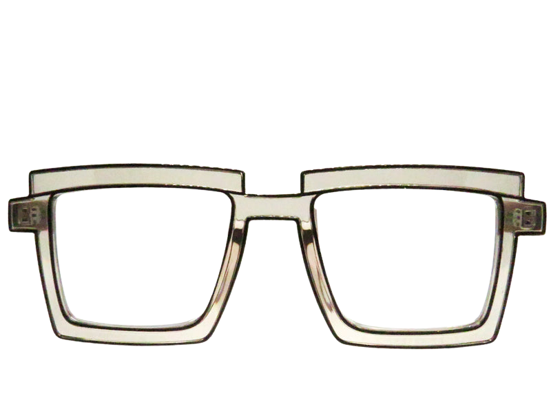 Clear Caramel with Black Outline