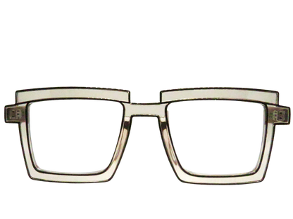 Clear Caramel with Black Outline