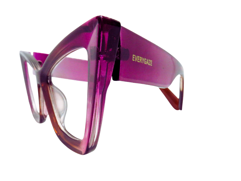 Purple Extreme Cat Eye