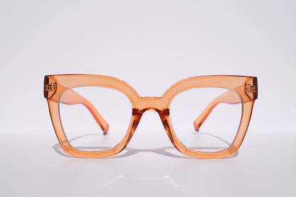 Vintage Shape Clear Orange