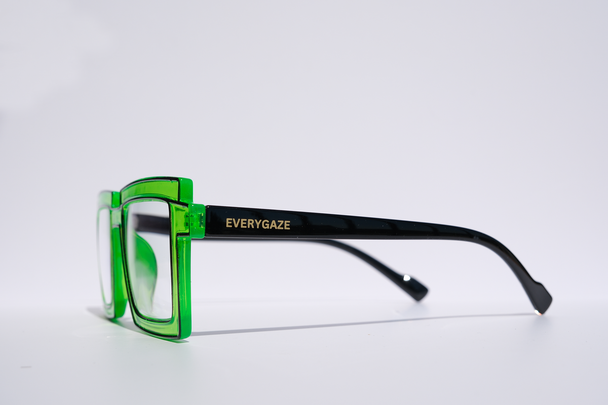 Neon Green with Black Outline