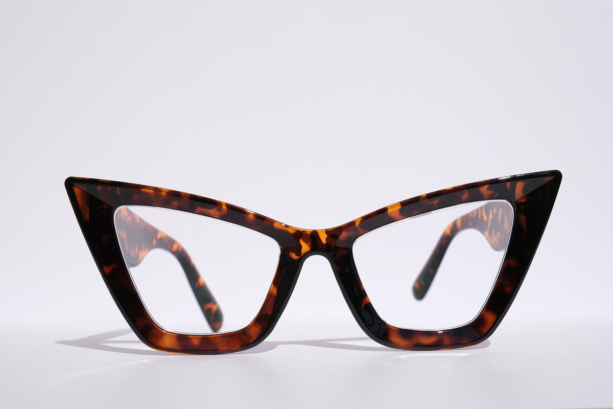 Brown Tortoise Extreme Cat Eye