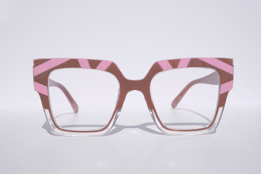 Nude and Light Pink Stripes