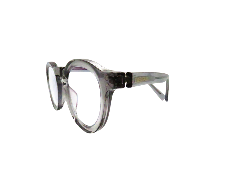 Clear Grey Round Shape Unisex