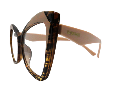 Tortoise and Pink Rounded Cat Eye