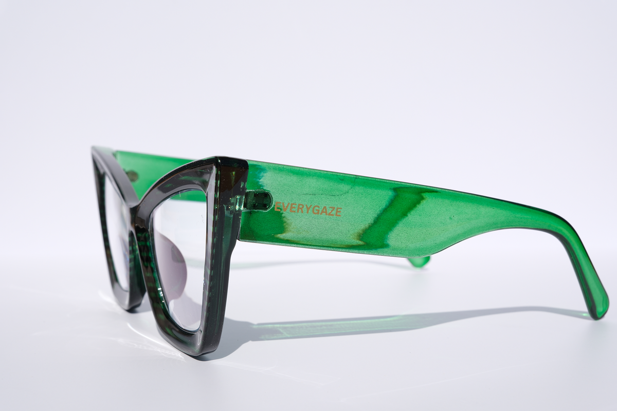 Emerald Green Extreme Cat Eye