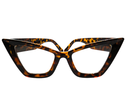 Brown Tortoise Extreme Cat Eye