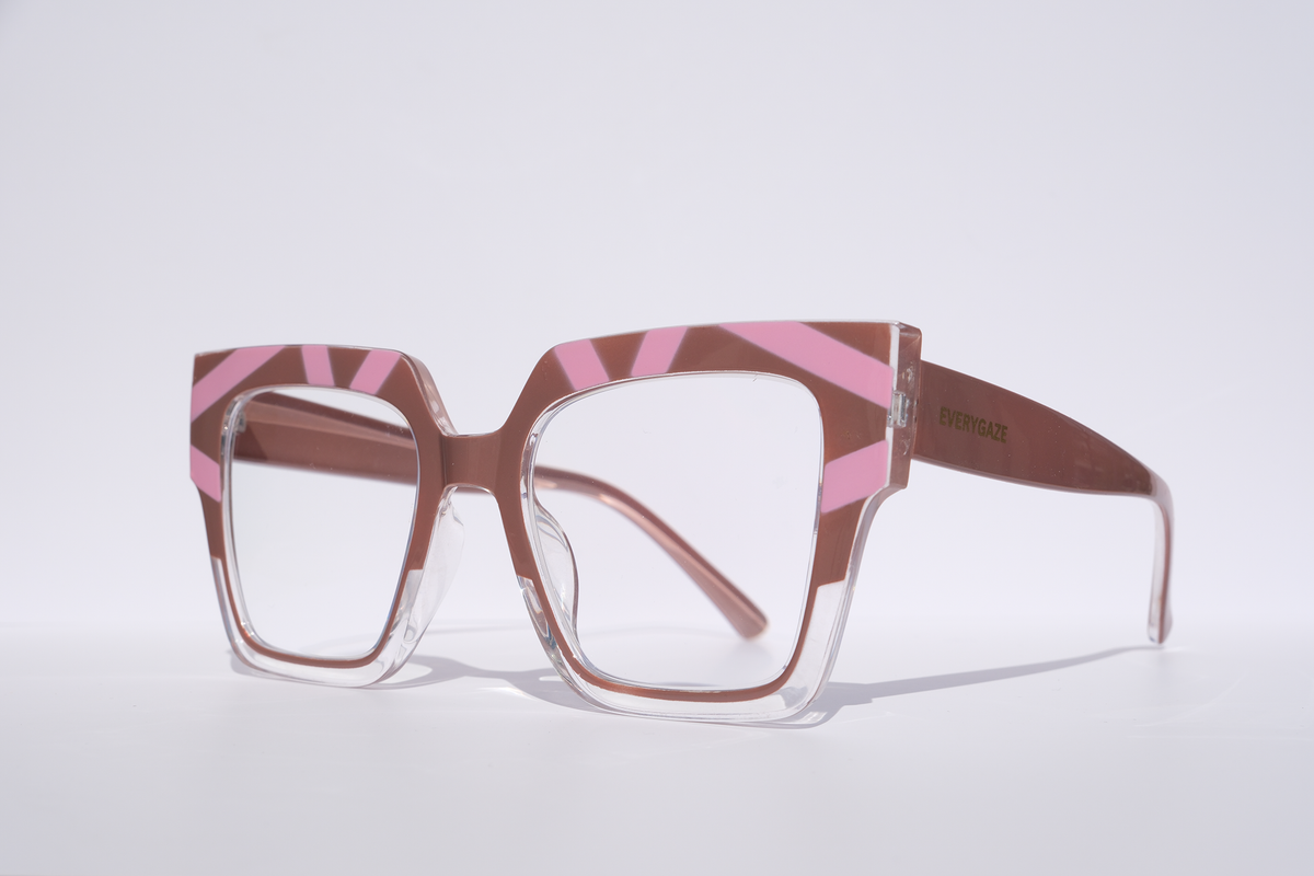 Nude and Light Pink Stripes