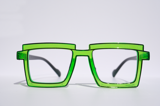 Neon Green with Black Outline