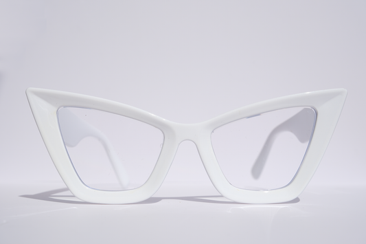 White Extreme Cat Eye