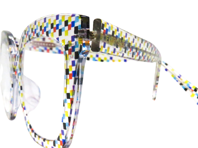 Pixels on Clear Background