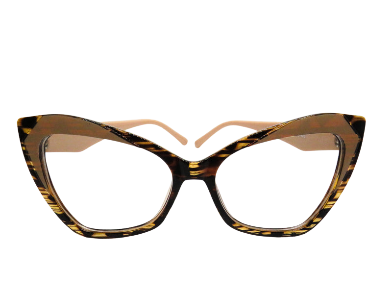 Tortoise and Pink Rounded Cat Eye
