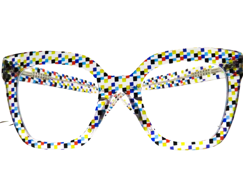 Pixels on Clear Background