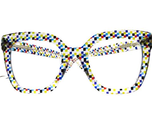 Pixels on Clear Background