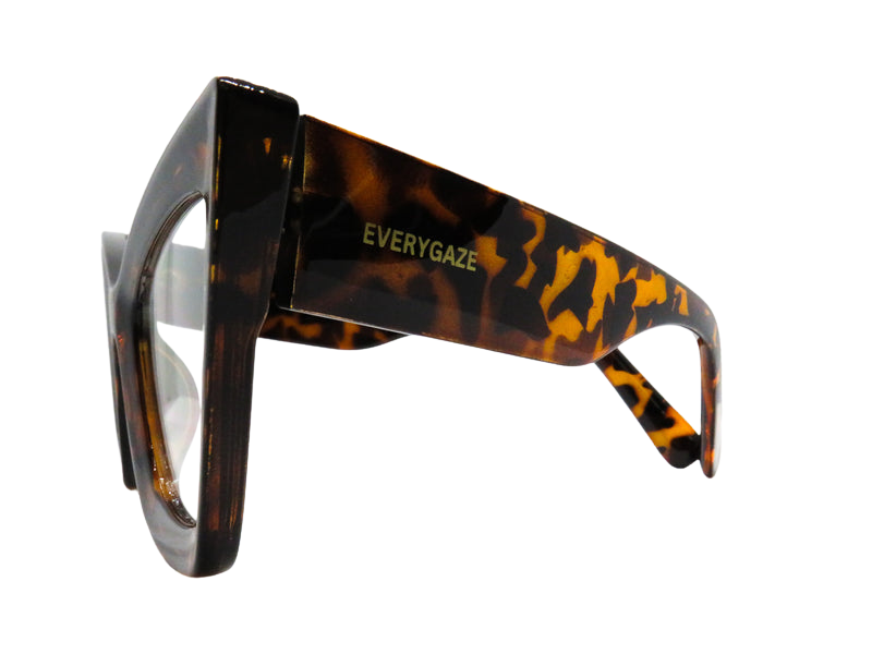 Brown Tortoise Extreme Cat Eye