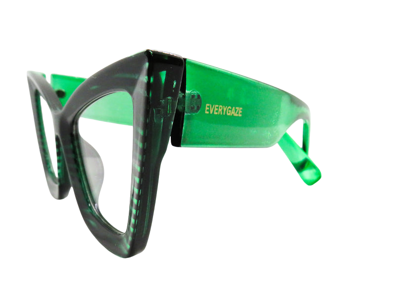 Emerald Green Extreme Cat Eye