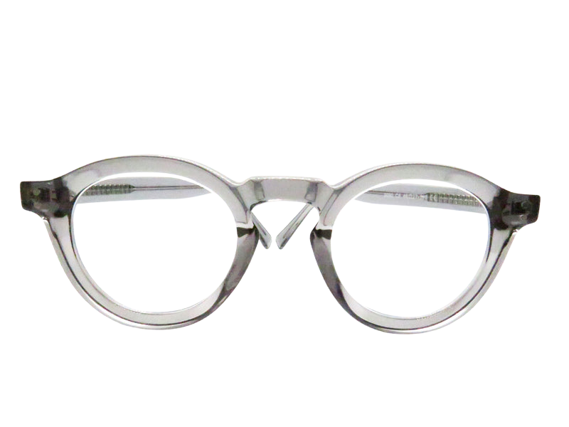 Clear Grey Round Shape Unisex