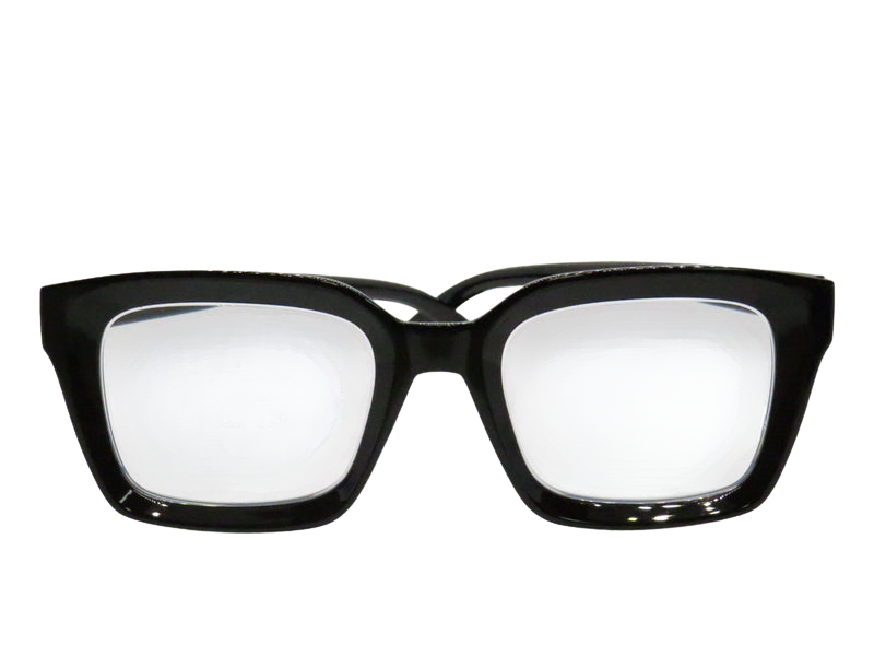 Black Square Shape Unisex