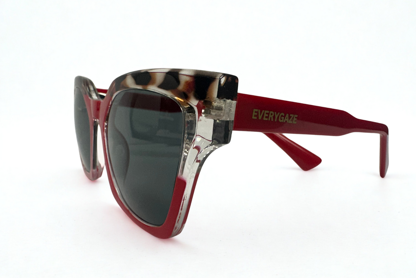 Red Rimmed Animal Print
