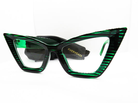 Emerald Green Extreme Cat Eye
