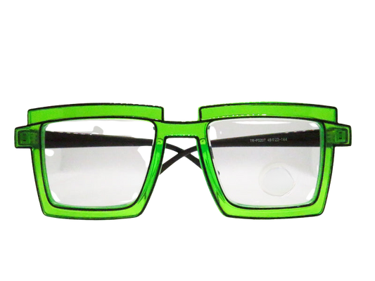 Neon Green with Black Outline