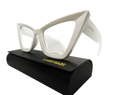 White Extreme Cat Eye