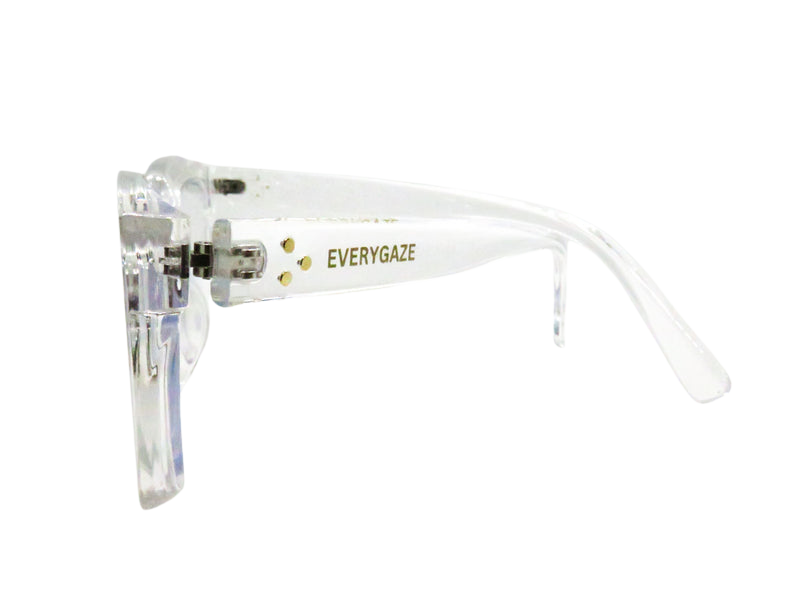 Clear Square Shape Unisex