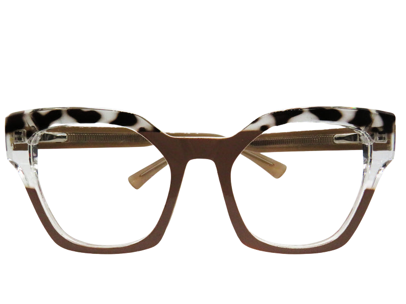 Nude Rimmed Animal Print