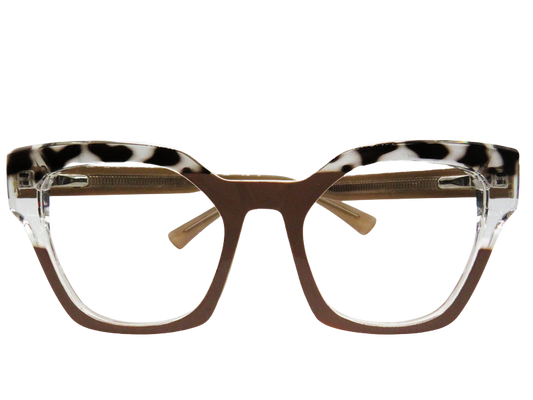 Nude Rimmed Animal Print