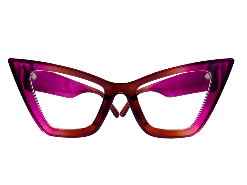 Purple Extreme Cat Eye