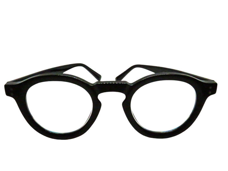 Black Round Shape Unisex