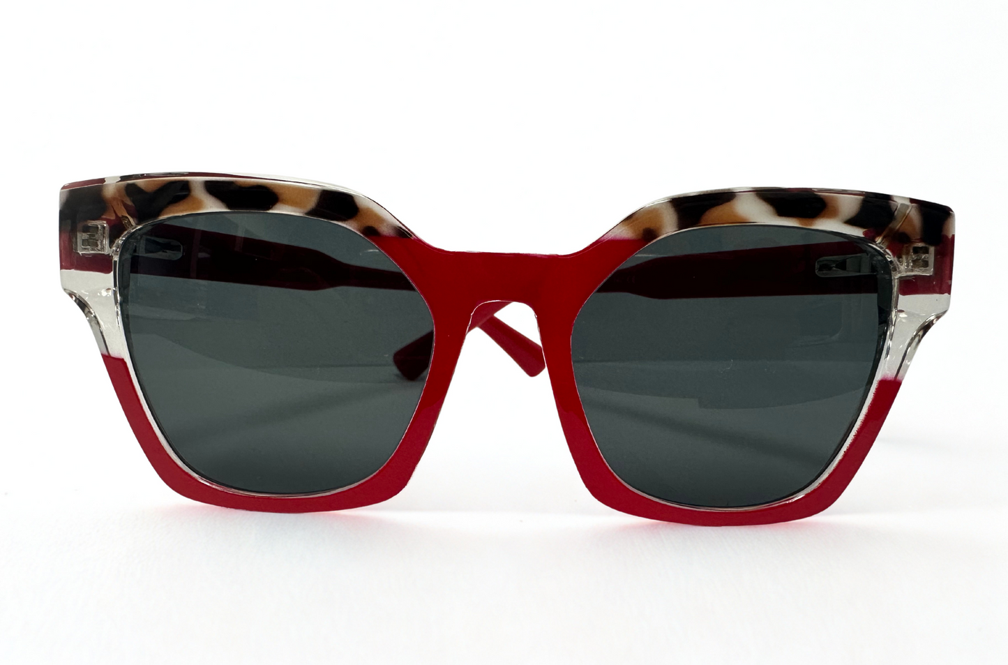 Red Rimmed Animal Print