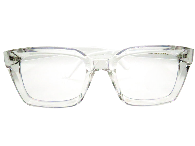 Clear Square Shape Unisex
