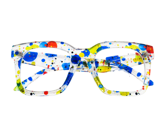 Paint Splatter on Clear Background
