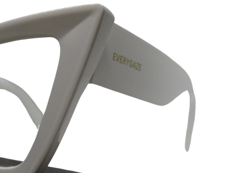 White Extreme Cat Eye